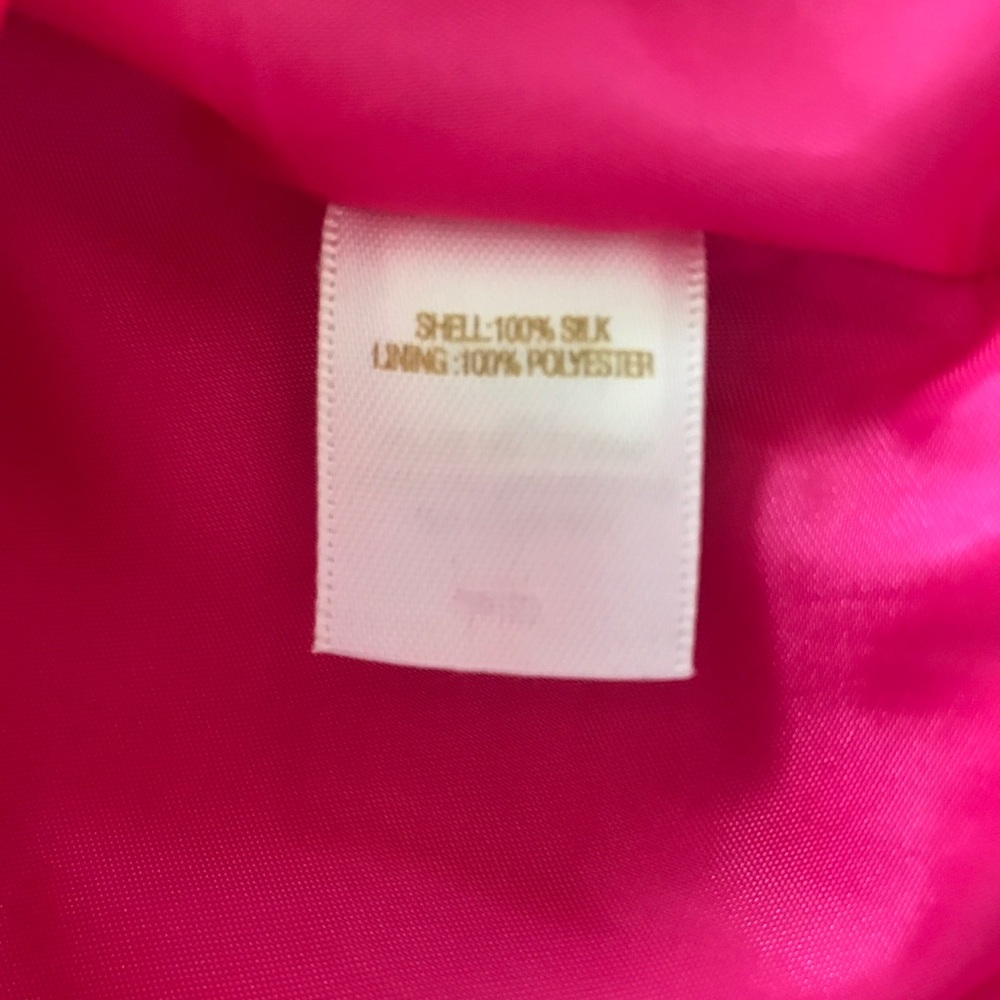 Kate Spade Silk Sleeveless Bow Detail Top Pink Sz XS - Picture 5 of 5